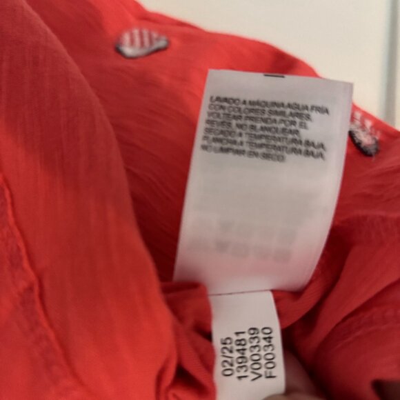 Lucky Brand Women's Cotton Heart Flag Embroidered T-Shirt Sz S NWT - Picture 8 of 8